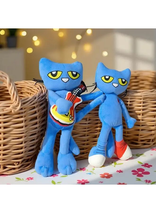 Guitar Cat Plush Toy with Rock Guitar Perfect Holiday Christmas Gift - Image 5